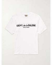 GALLERY DEPT. - French Lux Flocked Cotton-Jersey T-Shirt - Lyst
