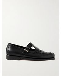 G.H. Bass & Co. - Weejuns Heritage Fisherman Loafers aus Leder - Lyst