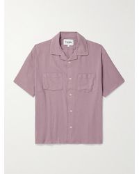 Corridor NYC - High Twist Camp-collar Crinkled-cotton Shirt - Lyst