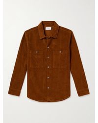 MR P. - Garment-dyed Cotton-corduroy Shirt - Lyst