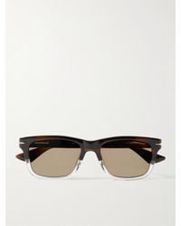 Montblanc - Square-frame Tortoiseshell Acetate Sunglasses - Lyst