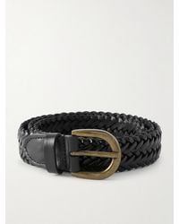 Morjas - 3Cm Woven Leather Belt - Lyst