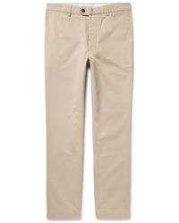 Officine Generale New Fisherman Cotton-twill Chinos - Natural