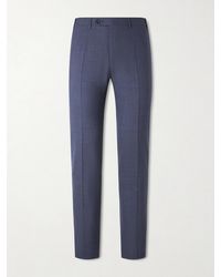 Canali - Straight-Leg Super 130S Wool Suit Trousers - Lyst