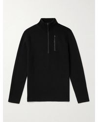 Aztech Mountain - Matterhorn Shell-Trimmed Wool Half-Zip Ski Mid-Layer - Lyst