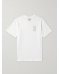 Casablancabrand - T-shirt in jersey di cotone biologico con stampa Tennis Pastelle - Lyst