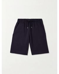 Dries Van Noten - Wide-Leg Cotton-Jersey Drawstring Shorts - Lyst