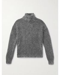 Saint Laurent - Rollkragenpullover aus einer Mohairmischung - Lyst