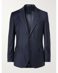 MR P. - Regular-Fit Pinstriped Wool-Flannel Suit Jacket - Lyst