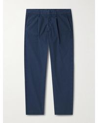 NN07 - Frey 1856 Tapered Cotton-blend Twill Trousers - Lyst