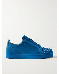 Christian Louboutin - Louis Junior Spikes Orlato Flat Veau Vel - Lyst