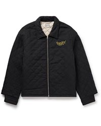 Bode - Bloomstein Reversible Printed Quilted Cotton-Twill Jacket - Lyst
