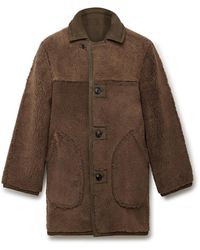 Bode - Ranch Reversible Shearling Coat - Lyst