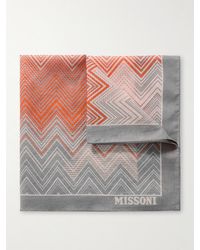 Missoni - Printed Cotton Pocket Square - Lyst