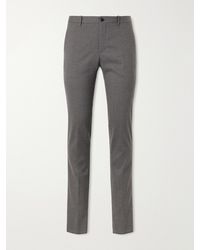 Slowear - Straight-Leg Wool-Blend Tekno Flannel Trousers - Lyst