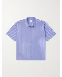 Aimé Leon Dore - Striped Cotton-Poplin Shirt - Lyst