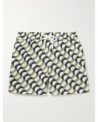 Frescobol Carioca - Helaconia Sport Straight-leg Mid-length Printed Recycled Swim Shorts - Lyst