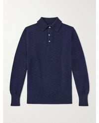 William Lockie - Wool Polo Sweater - Lyst