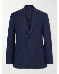 Ralph Lauren - Kent Slim-Fit Herringbone Wool, Silk And Cashmere-Blend Suit Jacket - Lyst