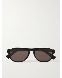 Bottega Veneta - Aviator-style Recycled-acetate Sunglasses - Lyst