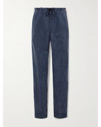 Dries Van Noten - Woven Straight-Leg Drawstring Trousers - Lyst