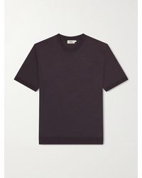 Altea - Cecil Lyocell And Cotton-blend Jersey T-shirt - Lyst