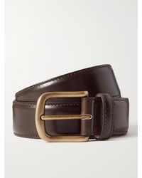 Anderson & Sheppard 3.5cm Leather Belt - Brown