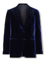 Tom Ford - Shelton Slim-fit Velvet Tuxedo Jacket - Lyst