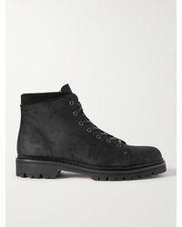 MR P. - Jacques Chore Waxed-Suede Boots - Lyst