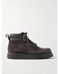 Yuketen - Leather-Trimmed Suede Boots - Lyst