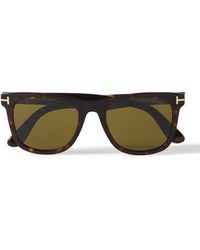 Tom Ford - Kevyn Square-frame Tortoiseshell Acetate Sunglasses - Lyst