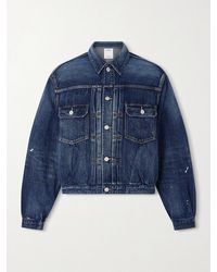 Visvim Social Sculpture 101 Raw Denim Jacket in Blue for Men | Lyst UK