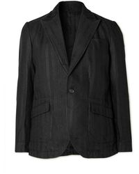 Oliver Spencer - Wyndhams Embroidered Linen Suit Jacket - Lyst