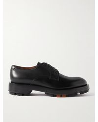 Zegna - Udine Leather Derby Shoes - Lyst