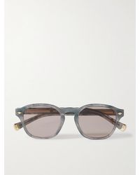 Brunello Cucinelli - Round-Frame Acetate Sunglasses - Lyst