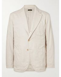 RRL - Saunders Unstructured Cotton And Linen-blend Suit Jacket - Lyst