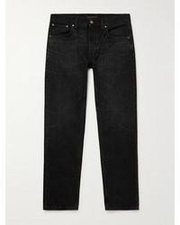 Nudie Jeans - Gritty Jackson Slim-Fit Straight-Leg Organic Jeans - Lyst