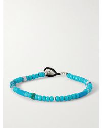 Mikia - Sterling, Glass And Shell Beaded Bracelet - Lyst