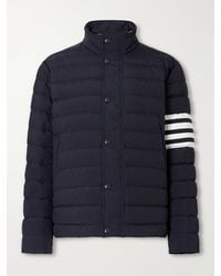Thom Browne - Striped Quilted Ripstop Down Jacket - Lyst