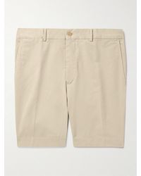 Ralph Lauren - Slim-fit Garment-dyed Stretch-cotton Twill Shorts - Lyst