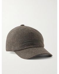 ZEGNA - Oasi Logo-Embellished Cashmere Baseball Cap - Lyst