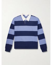 NN07 - David 30043 Striped Organic Cotton Polo Shirt - Lyst