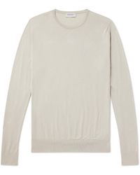 John Smedley - Hatfield Slim-Fit Sea Island Cotton Sweater - Lyst