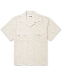 Corridor NYC - Camp-Collar Cotton And Nylon-Blend Lace Shirt - Lyst