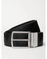 Bottega Veneta - 4cm Reversible Intrecciato Leather Belt - Lyst