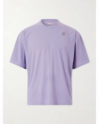Satisfy - Embellished Space-O Mesh T-Shirt - Lyst