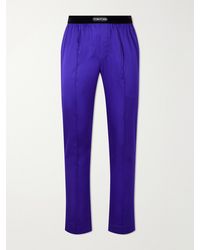 Tom Ford - Silk-Blend Satin Pyjama Trousers - Lyst
