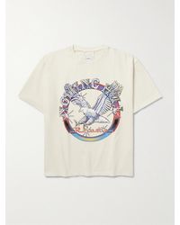 Rhude - Notting Hill Eagle Logo-print Cotton-jersey T-shirt - Lyst