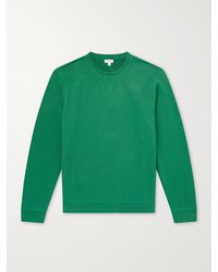 Sunspel - Cotton-Jersey Sweatshirt - Lyst