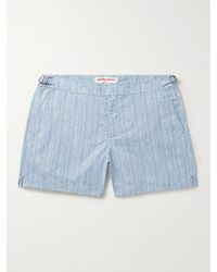 Orlebar Brown - Setter Straight-leg Mid-length Printed Swim Shorts - Lyst